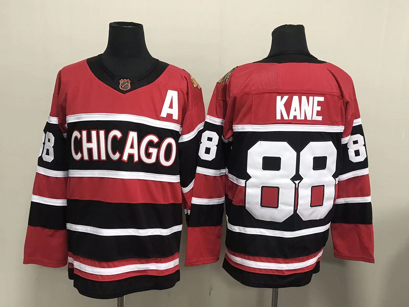 Men's Chicago Blackhawks Patrick Kane #88 Red Breakaway Jersey